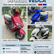 VEDCA MOTO ELÉCTRICA 2000W,  80km, 2500 USD - Img 55253979