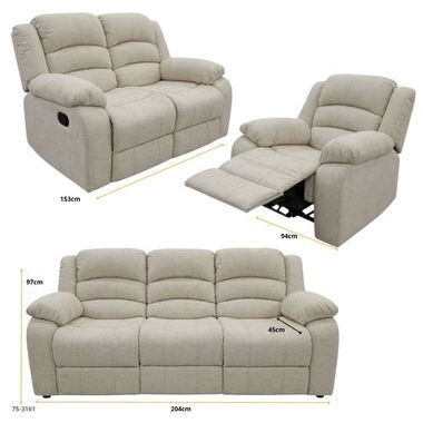 Juego de sofa 3-2-1 - Img 123435985