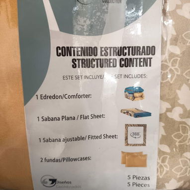 Juego de Edredón Full – 5 Piezas!! Nuevos!! Quedan pocos - Img 125508192