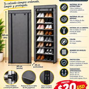 ZAPATERA ORGANIZADORA VERTICAL DE 10 REPISAS, NUEVA EN SU CAJA. VARIEDAD DE ARTÍCULOS PARA EL HOGAR TODOS IMPORTADOS - Img 57293503