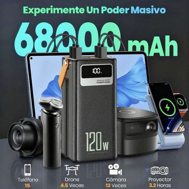 POWER BANK 68000 mah (Cargador Profesional) - Img 124523844
