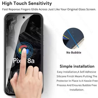 Mica de Cristal templado anti espías y transparente para su Google Pixel Gama Alta!! Pantalla y Cámaras traseras. - Img 88914189