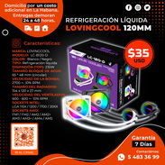 REFRIGERACIONES LIQUIDAS DE 120 MM LOVINGCOOL. TENEMOS MENSAJERÍA CON FACTURA Y GARANTÍA. TLF 54833699 - Img 58211015