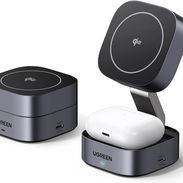 UGREEN Cargador Inalámbrico plegable Magnético 2 en 1 - Img 55734250