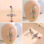 🔥Piercings Falsos de Ombligo🔥Sin Necesidad de Perforación🔥 - Img 50801136