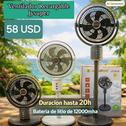 Ventilador Recargable Jysuper - Img 56877463