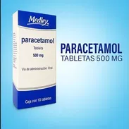 PARACETAMOL 500MG (ANALGÉSICO Y LA FIEBRE) CAJA CON 10 TABLETAS // POR WHATSAPP AL 54 83 63 34 - Img 54894214