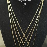 Cadenas y manillas de oro 10k - Img 45756086