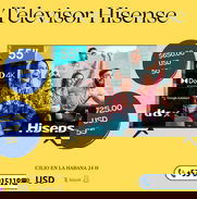 TELEVISORES HISENSE 50'' 650USD / 55'' 725USD - Img 49403781