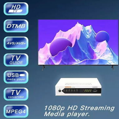 Caja decodificadora KONKA//Tenga canales HD en su TV analógico//1 HDMI; 1 RCA, cable de alimentación 12V y mando//Nuevas - Img 86384393