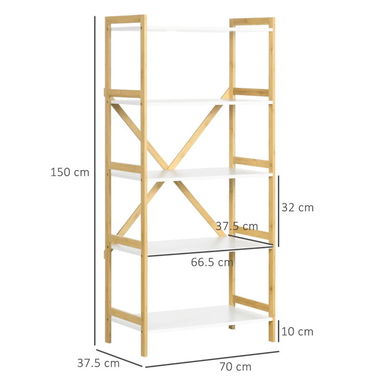 Estantería de bambú y MDF - 3/3