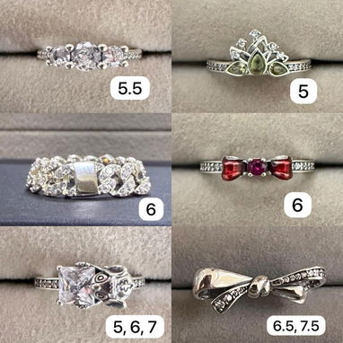 Aretes, anillos, cadenas y cierres de seguridad Pandora - Img 110925198