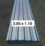 Tejas de zinc garbanizada de olitas de 3.85 x 1.10 - Img 45745489