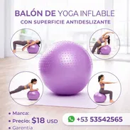 SUPERFICIE CON PUNTOS (ANTI-SLIP) PARA MAYOR AGARRE / BALÓN DE YOGA INFLABLE CON SUPERFICIE ANTIDESLIZANTE - Img 54683947