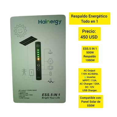 SE VENDE RESPALDO ENERGÉTICO (INVERSOR)TODO EN 1 - 2/5