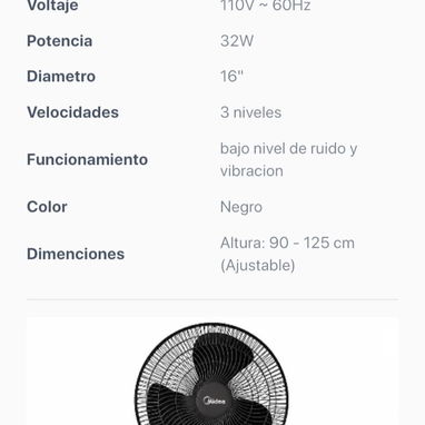 Ventilador Nidea motor de cobre x 25 USD 🐝 - Img 126252424