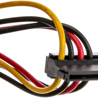 ¡¡¡¡¡¡Cable Molex a Dual SATA Cable de alimentación, 4 pines Molex macho a doble serie ATA hembra, 14 pulgadas  53274327 - 4/5