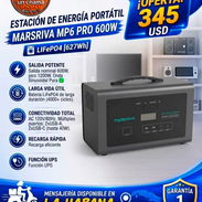 🔋 627WH 🔋ESTACIÓN DE ENERGÍA MARSRIVA MP6 PRO 1200/600W. MENSAJERÍA CON FACTURA Y GARANTÍA. 📲 54833699 - Img 56279953