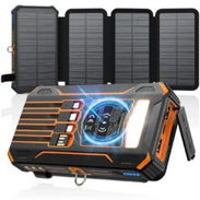SOARAISE Cargador Solar Power Bank – Cargador Portátil Inalámbrico de 48000mAh - Img 56856105