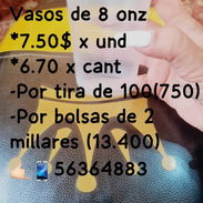 Vasos desechables de 8 onz - Img 56189650