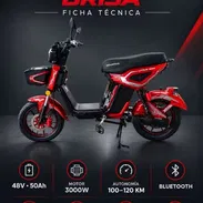 Bicimoto halcón de 48v 50 amp - Img 58192256