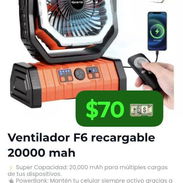Ventilador recargable F6 - Img 56326810