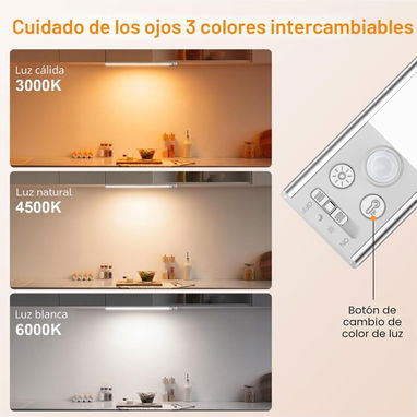 * Lampara Premium con sensor de movimiento e iluminación magnética recargable con 128 LEDs - Img 121469878