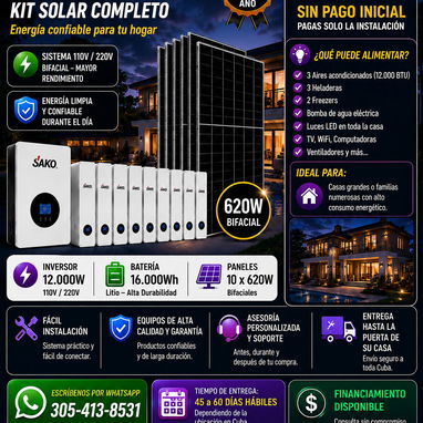 La solución a los apagones , desde 4500 hasta 7000 dólares (aceptamos todos los medios de pago y FINANCIAMOS) - Img 125900847