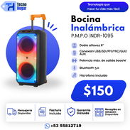 Bocina 8" 6000W con micrófono y mando - Img 55620315