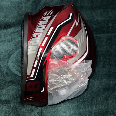 Casco integral marca Izuki Rojo - 3/3