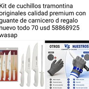 Kit de cuchillos tramontina originales con guante de regalo 58868925 wasap - Img 58123466