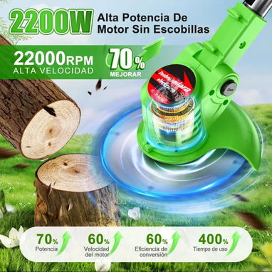 chapeadora inalámbrica con 2 baterías 🔋🌿/ Cortadora de césped - Img 121520572