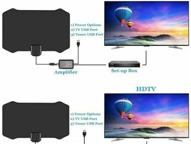 Antena para TV con Amplificador de señal. - Img 68089371