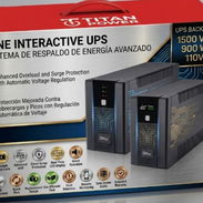 CONTÁCTENOS TENEMOS BACKUP 1500 VA 900 WATTS 110V 10 PUERTOS CON 2 BATERÍAS DE 12V 9AH USTED LO ESTRENA NUEVO EN SU CAJA - Img 56673523