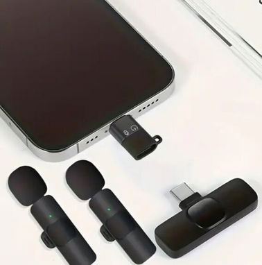 Micrófono inalámbrico con adaptador de IOs y tipo C, 2 en 1 - Img 89254057