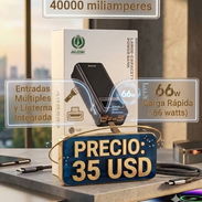 Powerbank/ cargador portátil 40 mil miliamperes - Img 58033926