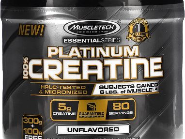 ✅Creatina Platinum Muscletech 80 Servicios Oferta 36$ - Img main-image