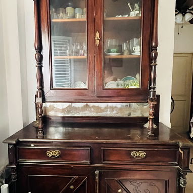 Mueble antiguo de caoba maciza - 3/3
