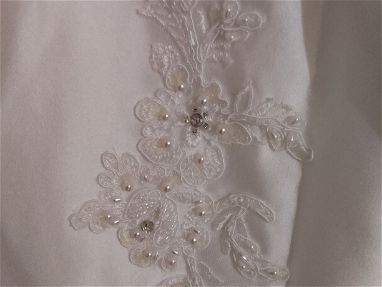150$ USD traje de novia moderno con corona, velo, ramo de flores, nuevo todo - Img 67143070