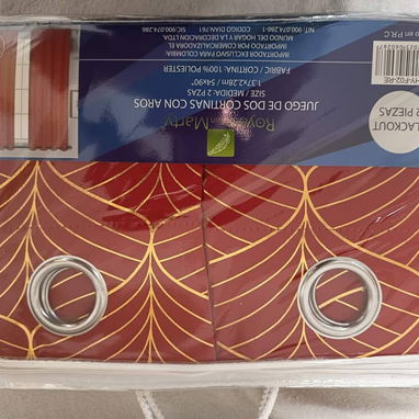 🔹 Juego de 2 Cortinas Estampadas Blackout 🪟 - Img 114448578