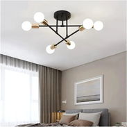 💡✨ LÁMPARA DE TECHO SPUTNIK – DEMEANOR | ORO Y NEGRO | MODERNA – 50 USD - Img 54834772