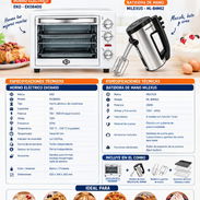 Combo Horno Eléctrico + Mezcladora Eléctrica - Img 57336974
