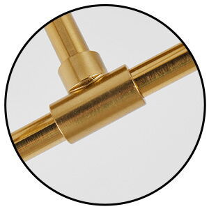Lámpara de techo semi-empotrada tipo sputnik 'YXTH' COLOR: ORO 6 BOMBILLAS (NO INCLUÍDAS) SOCKET E26 / E27 110V-60Hz NEW - Img 123173993