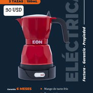 ☕ CAFETERA ELECTRICA 🔴ROJA ⚫NEGRA ⚪BLANCA 🔴 EÓN ♦️3 TAZAS 💲 30 USD - Img 54392439