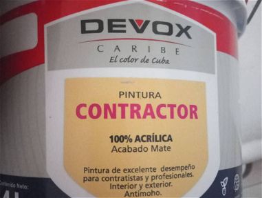 Pinturas Devox Vinil 100% Aclíricas - Img 67653989