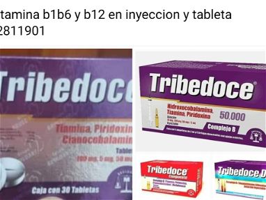 Tribedoce vitamina b1 b6 b12 , 10usd o equivalente en mn - Img main-image