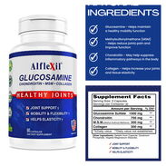 Glucosamine, con chondroitin MSM y colágeno 90 cápsulas sellados 55595382 - Img 44682500