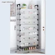 👟Zapateras antipolvo de 8 niveles Metal con plástico medidas: 149 x 56 x 28 cm Precio: 25 usd - Img 57355969