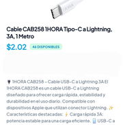 Cables de carga USB TipoC a USB TipoC de la Marca ✔️ 1Hora - Img 56813810