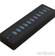 Orico 10 Puertos USB 3.0 HUB Con transformador de corriente en su caja - Img 45833882